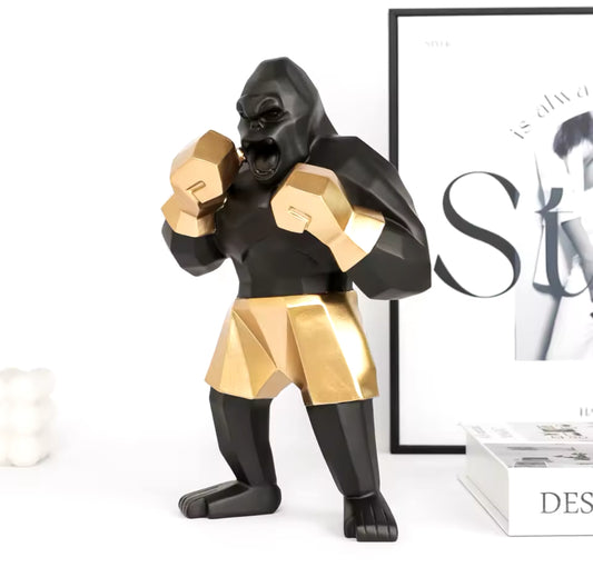 Sculpture de boxe King Kong